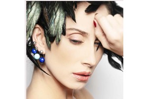 Collezione Bubble Orecchini in argento con pasta di corallo